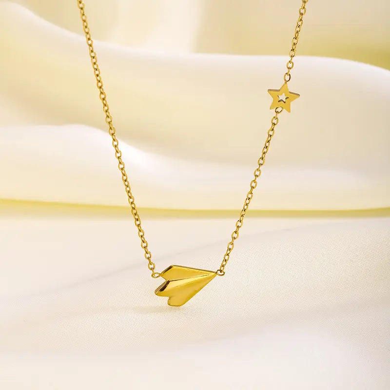 Cosmic Rocket Pendant Chain