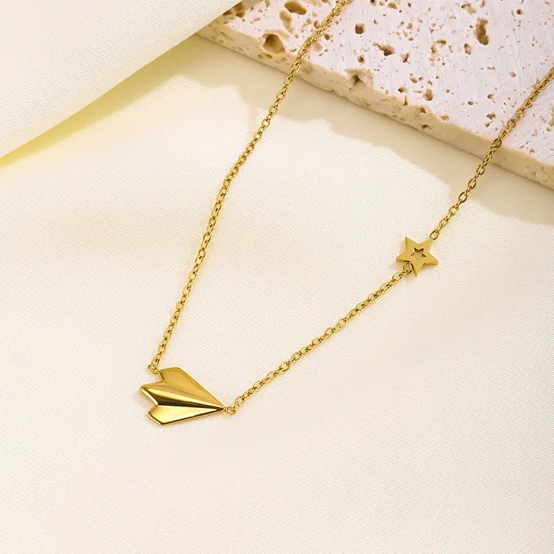 Cosmic Rocket Pendant Chain