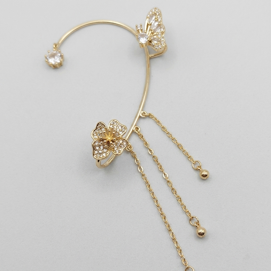 Floral Fantasy Ear Climber - Large
