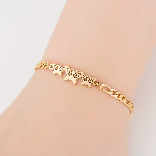 Butterfly Chain Bracelets