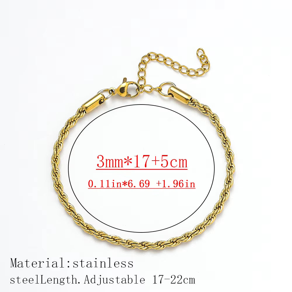 Rope Chain Bracelets