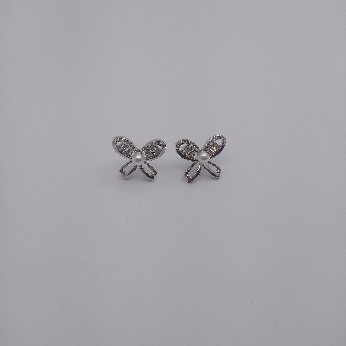 Silver Flutter Earring