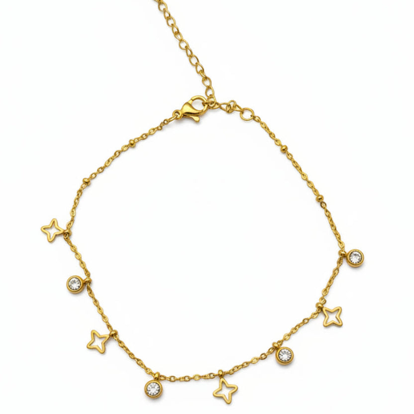 Celeste Star Anklet