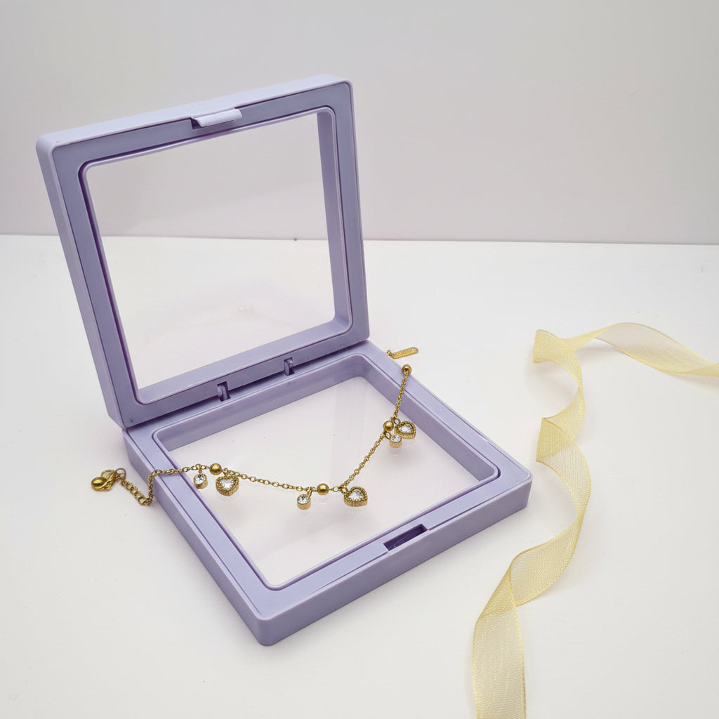 Mini Heart Zircon Bracelet