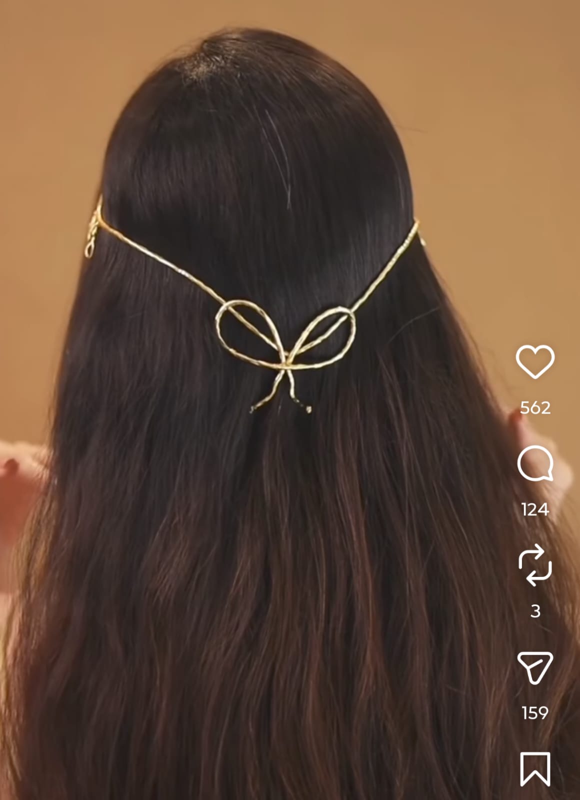 Golden Bloomy Ear Climber - Large