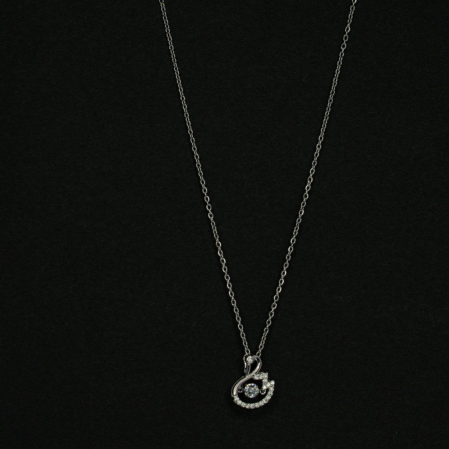 Graceful Swan Pendant Chain