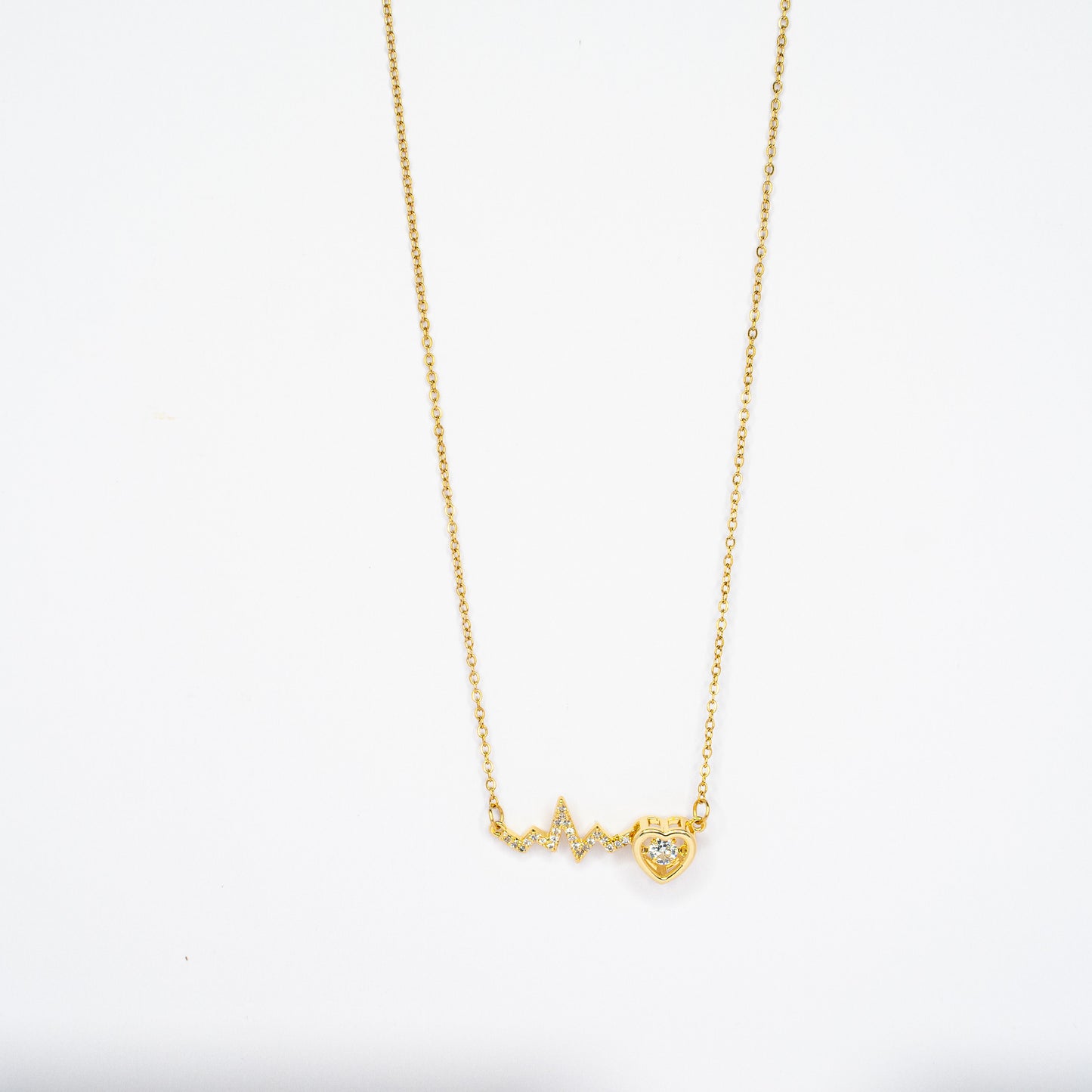 Heartbeat Rhythm Pendant Chain