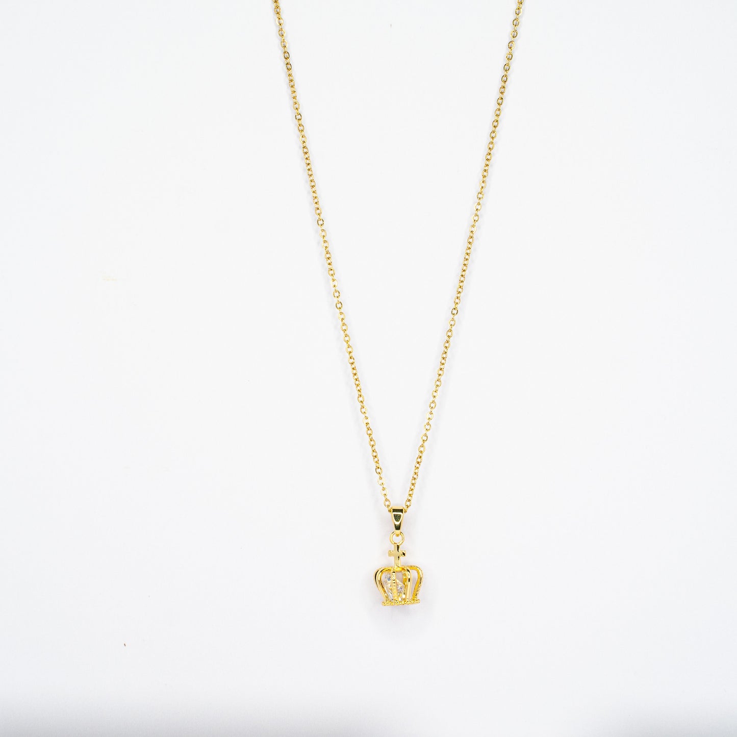 Regal King’s Crown Pendant Chain