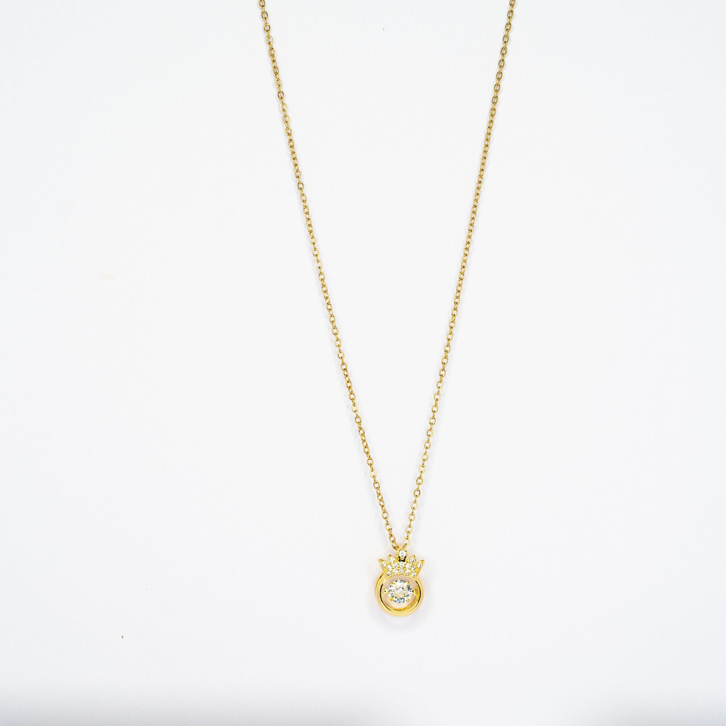 Queen’s Heart Crown Pendant Chain