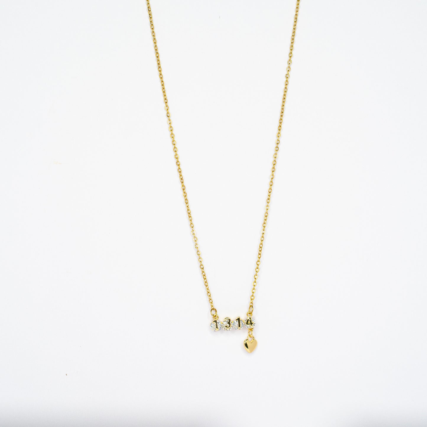 One Life, One Lifetime Number Pendant Chain