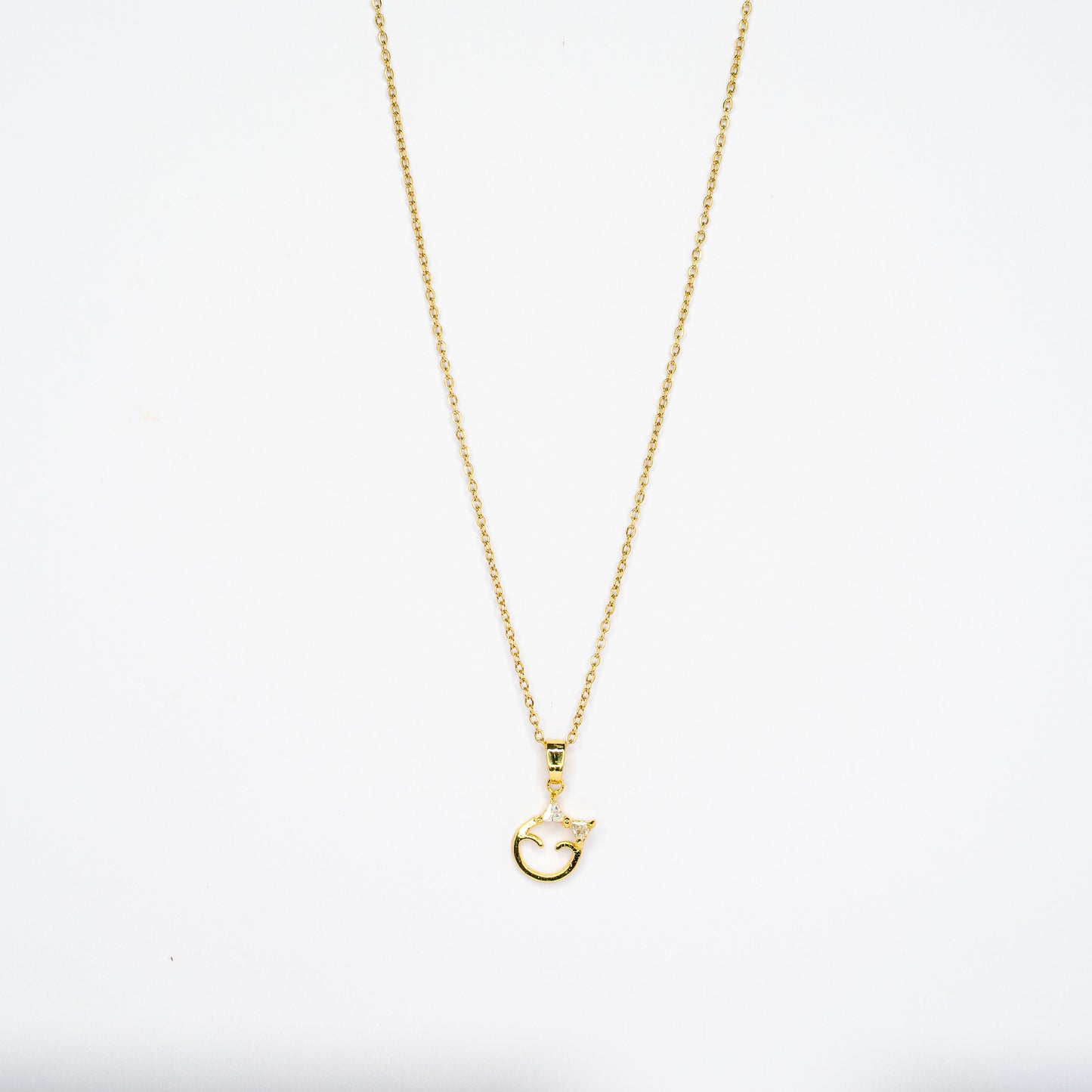 Whimsical Cat Pendant Chain