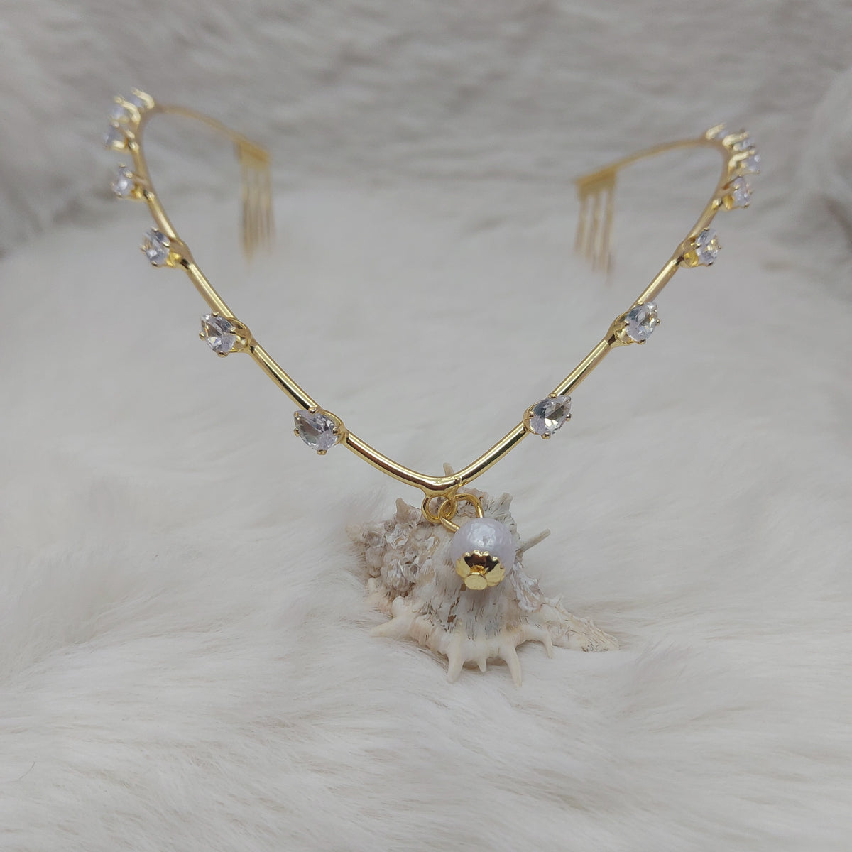 Crystal Cascade Hair Accessory