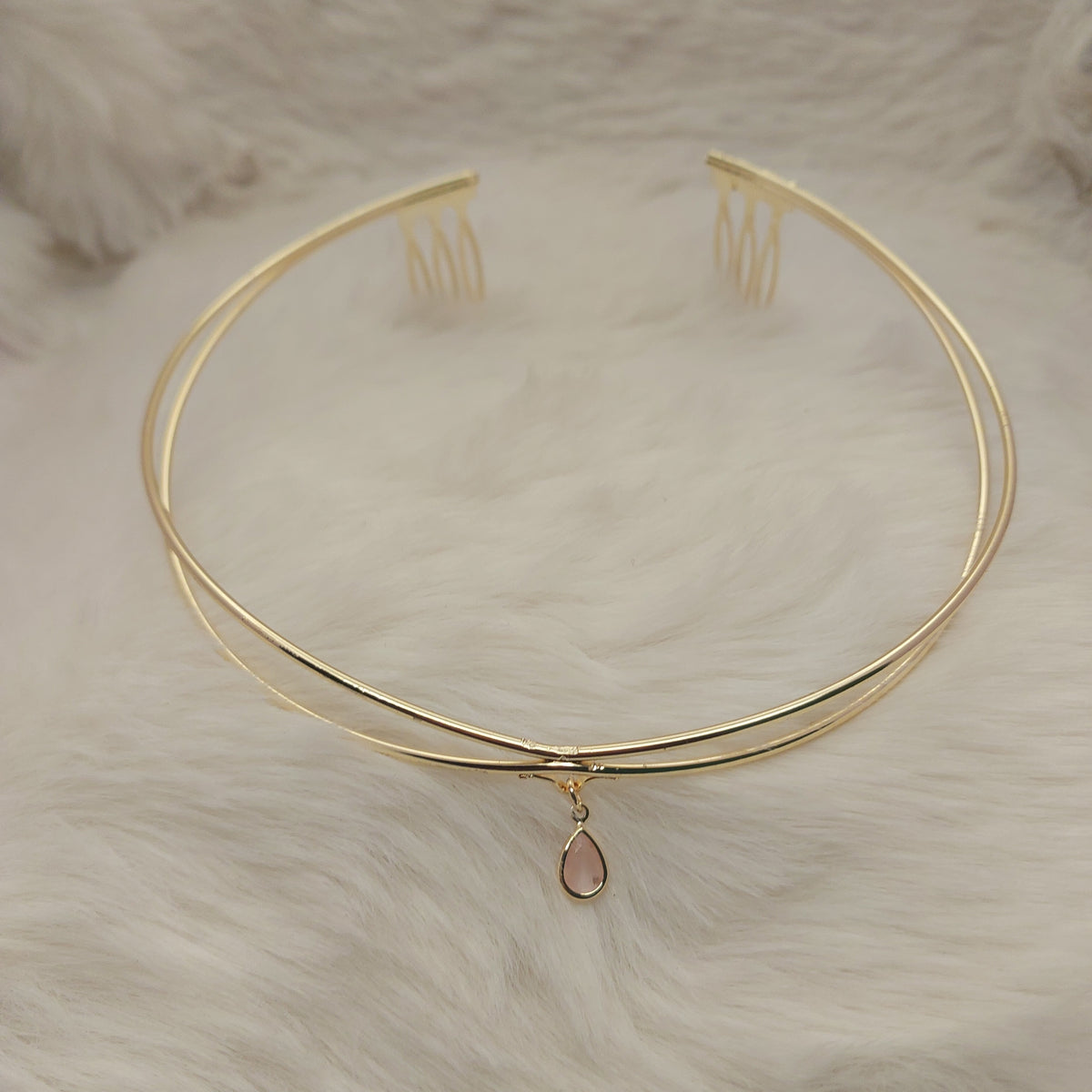 Blush Charm Hair Accessory