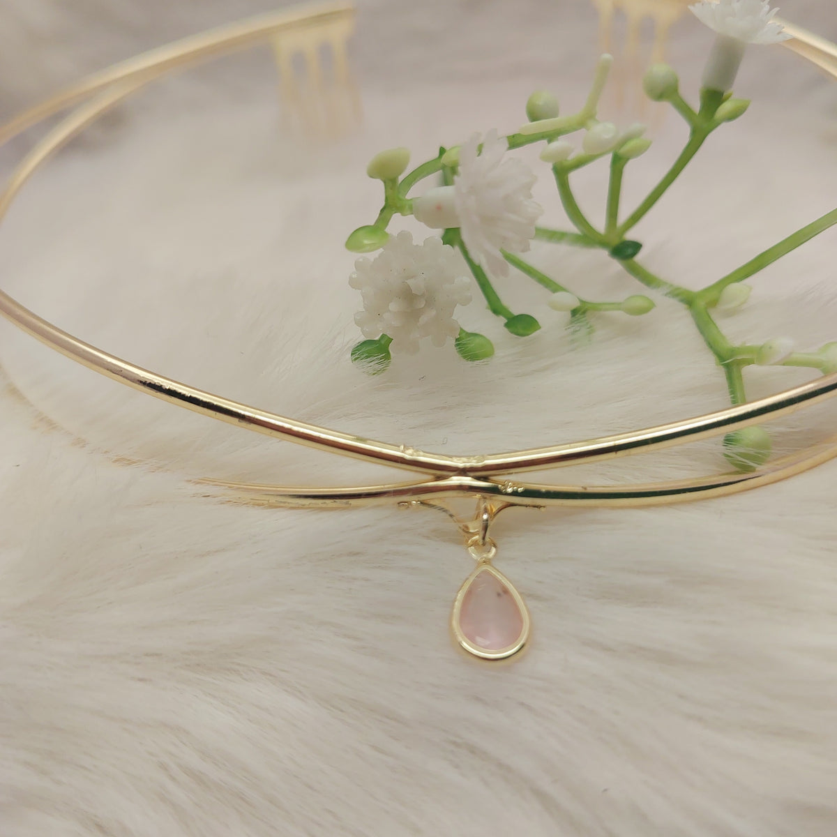 Blush Charm Hair Accessory