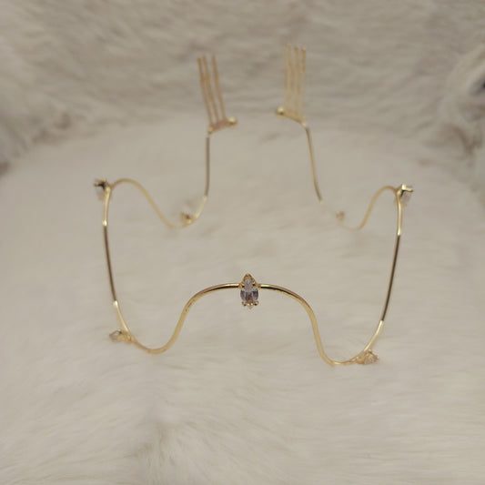 Hexagon Crystal Hair Accessory
