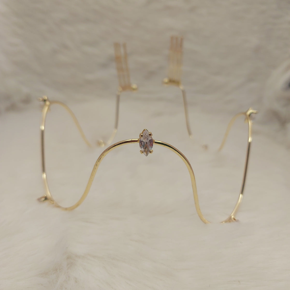 Hexagon Crystal Hair Accessory