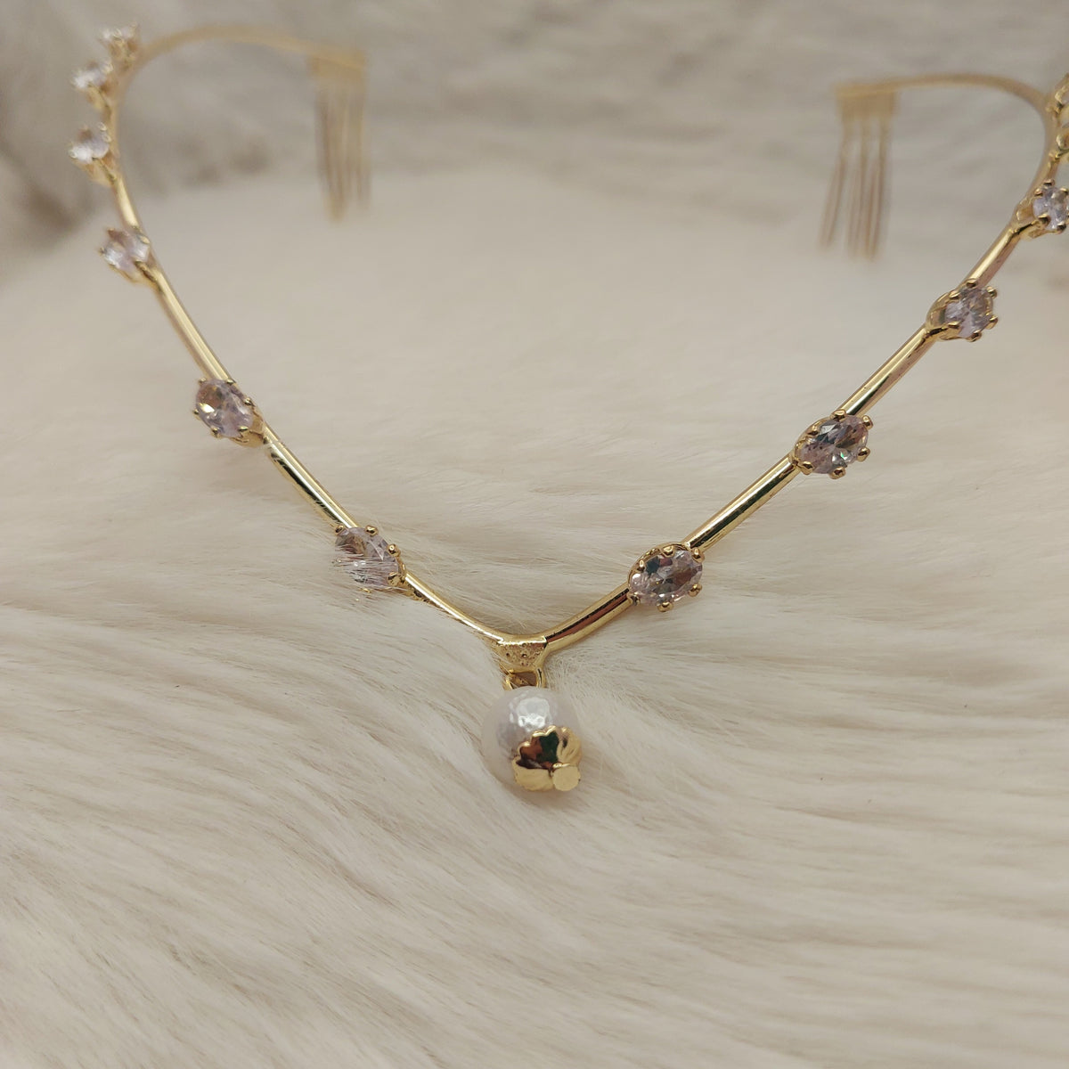 Pearl Crystal Hair Accessory