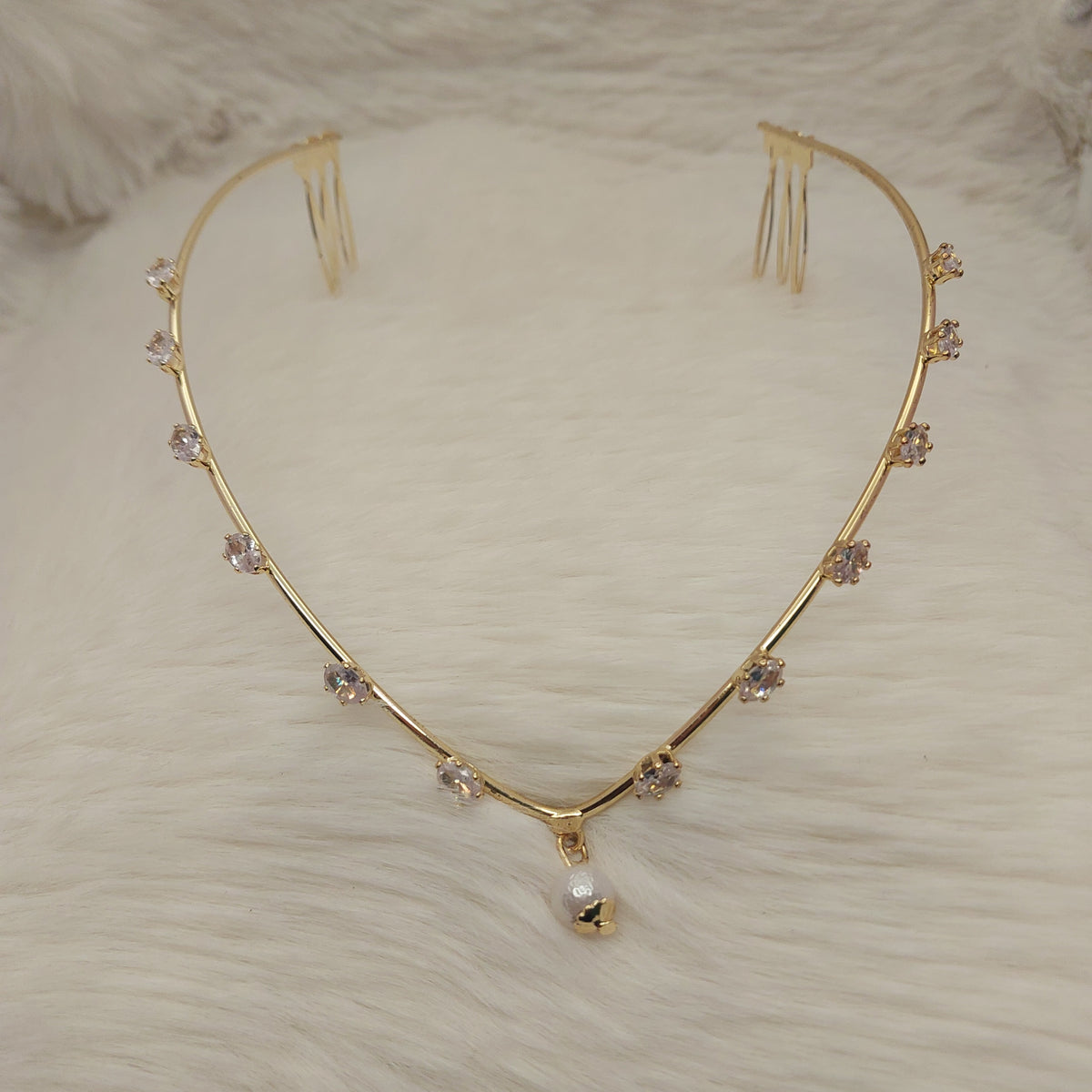 Pearl Crystal Hair Accessory