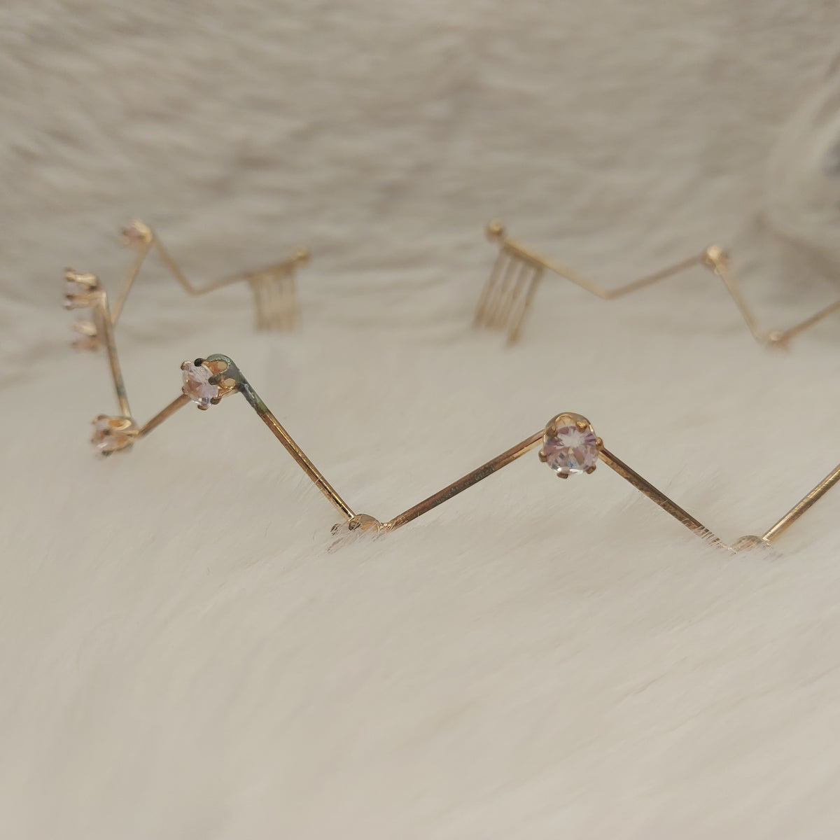 Crystal Zigzag Hair Accessory