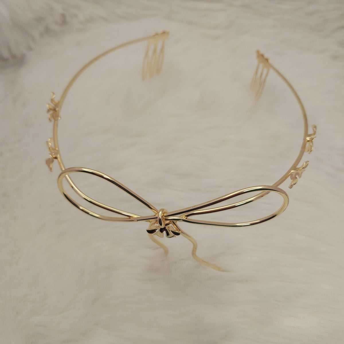 Floral Bow Hair Accessory