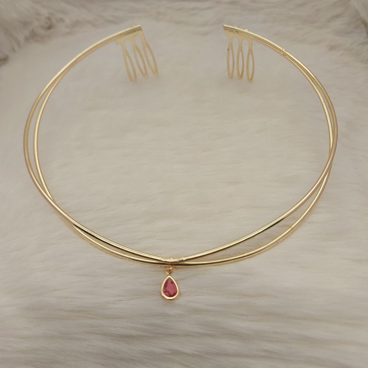 Ruby Charm Hair Accessory