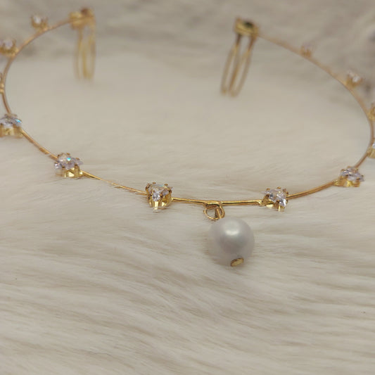 Golden Triangle Crystal Hair Accessory - Kids & Adults