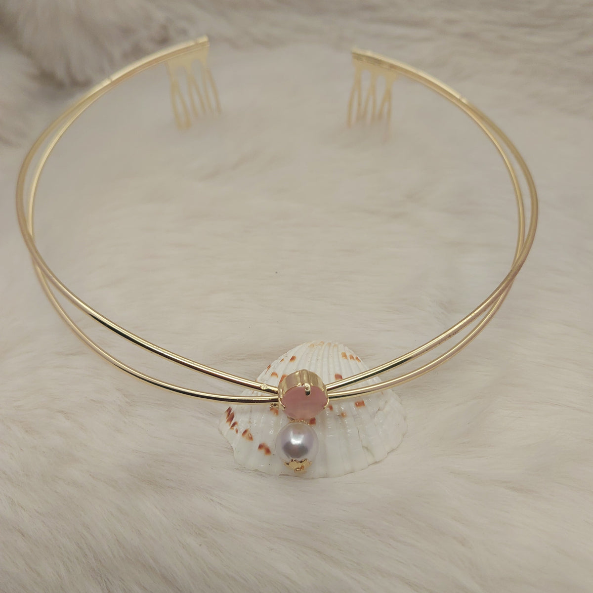 Blush Pearl Hair Accessory