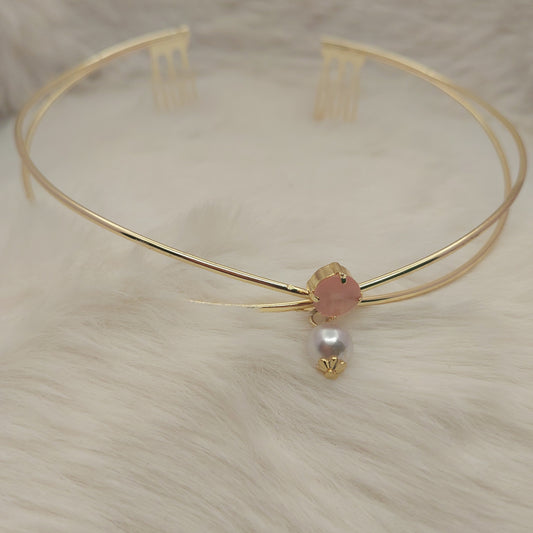 Blush Pearl Hair Accessory
