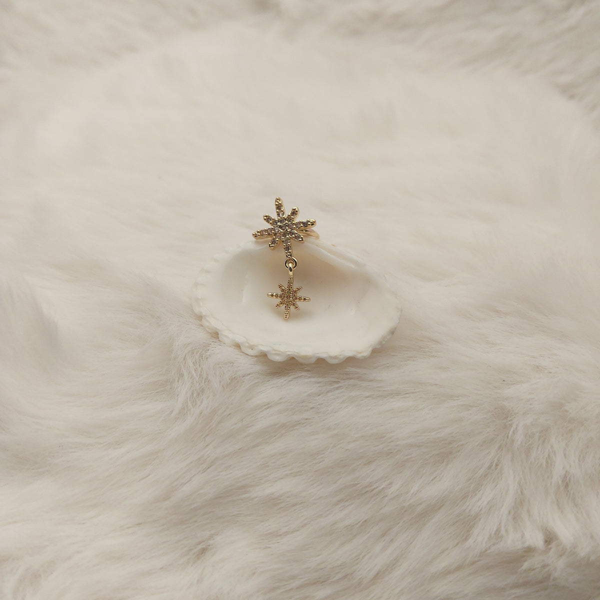 Celestial Twins Ear Cuff - Small