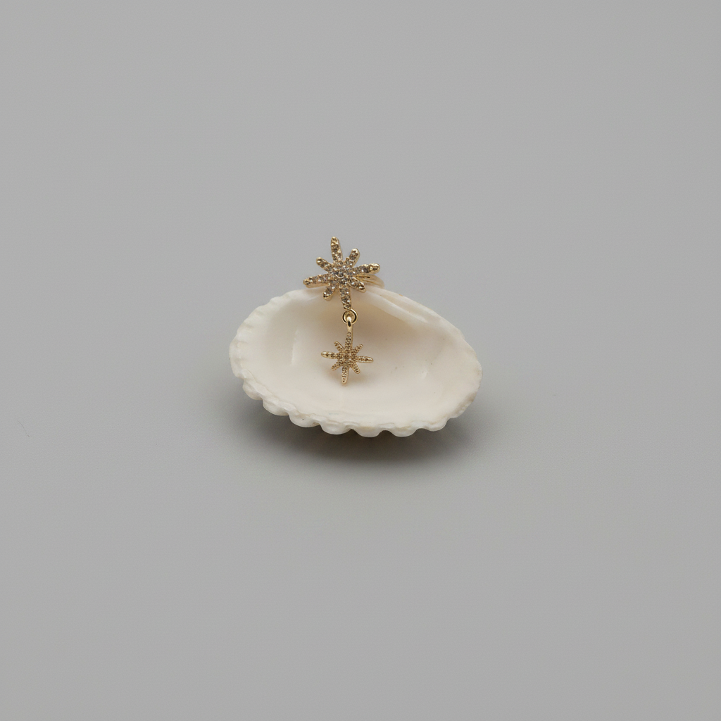 Celestial Twins Ear Cuff - Small