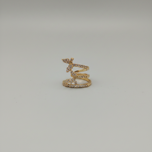 Butterfly Duet Ear Cuff - Medium