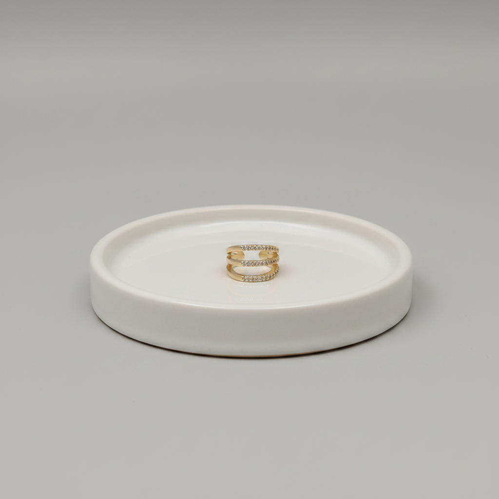 Halo Ring Ear Cuff - Medium