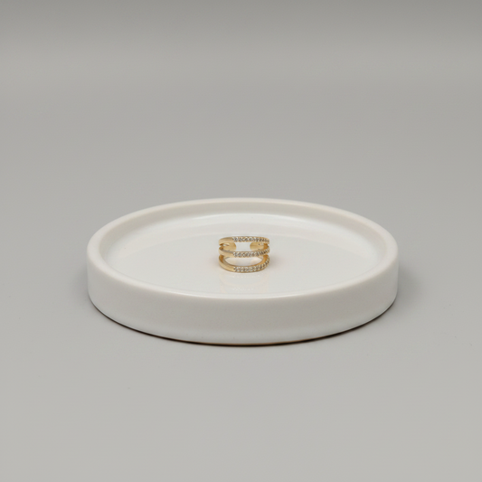 Halo Ring Ear Cuff - Medium