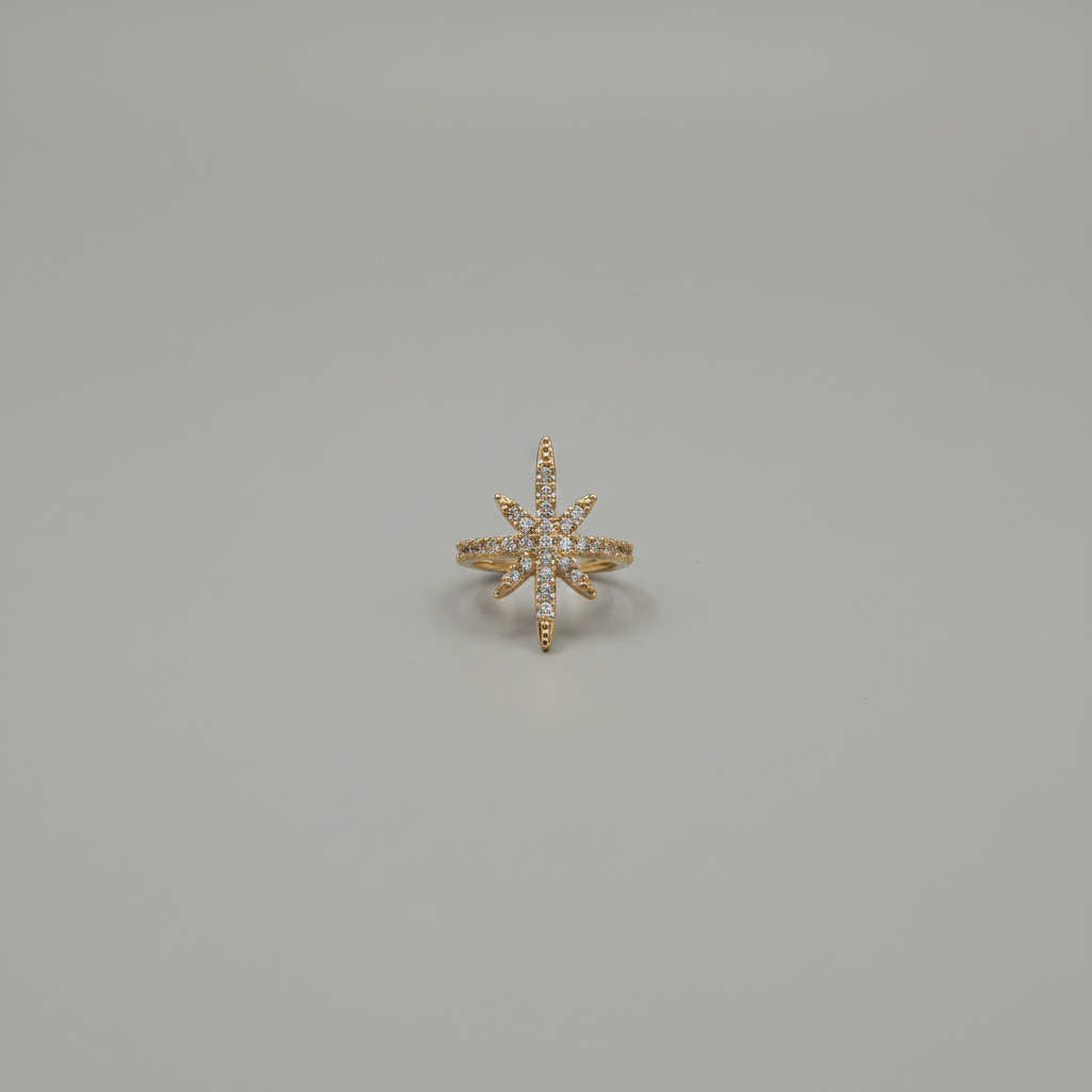 Celestial Star Ear Cuff - Medium