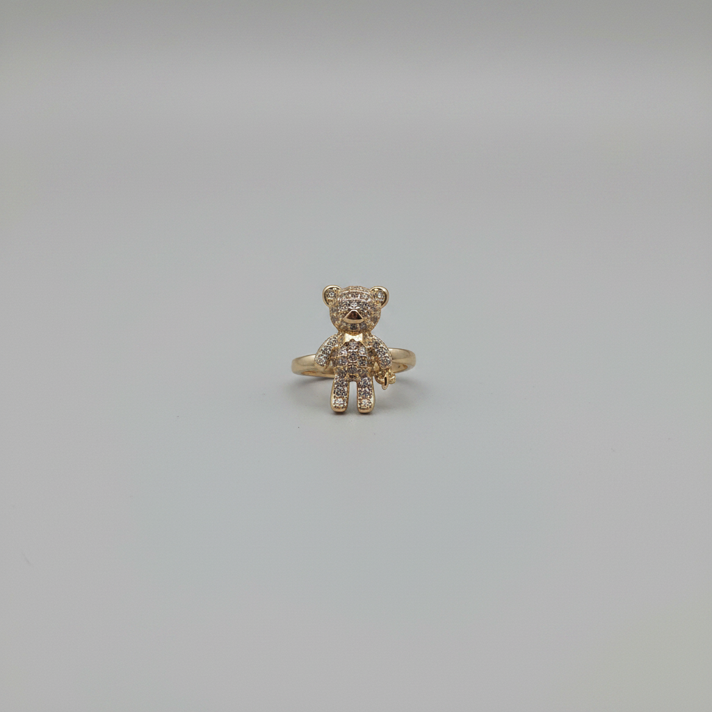 Golden Teddy Ear Cuff - Medium