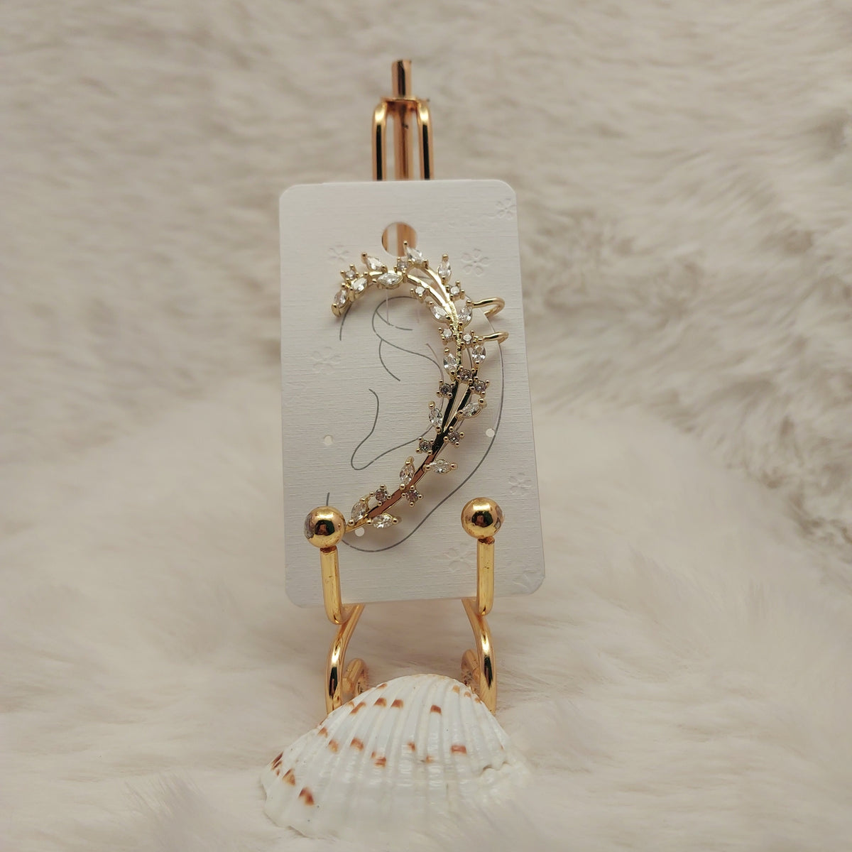 Aurora Crystal Ear Climber - Large