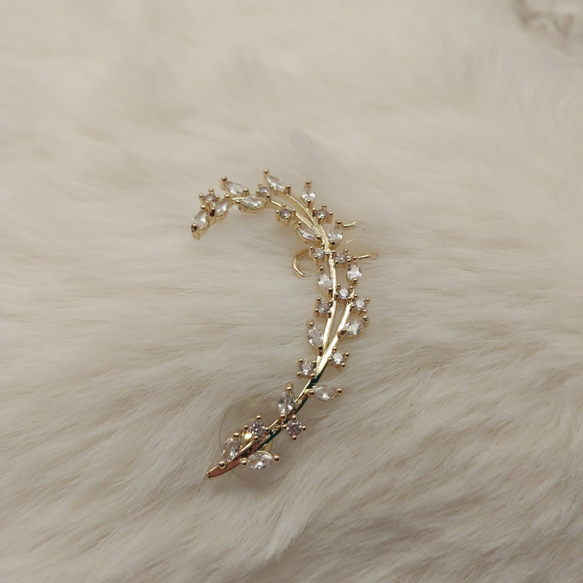 Aurora Crystal Ear Climber - Large