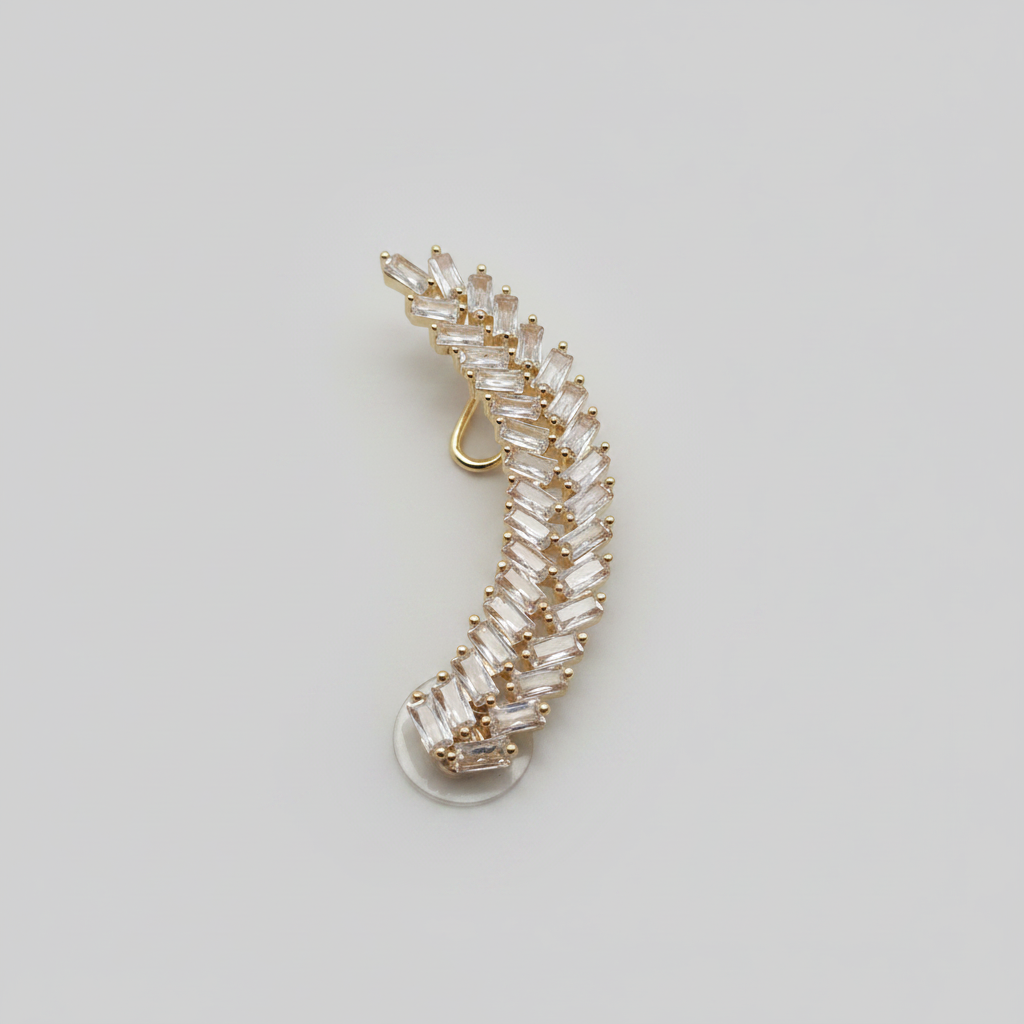 Crystal Avenue Ear Climber - Large