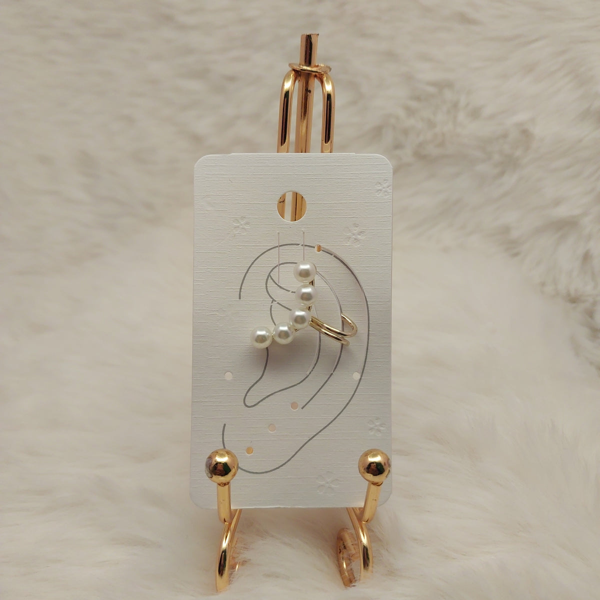 Lumière Beads Ear Cuff - Small