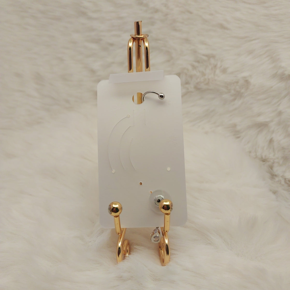 Rosé Cascade Ear Climber - Large
