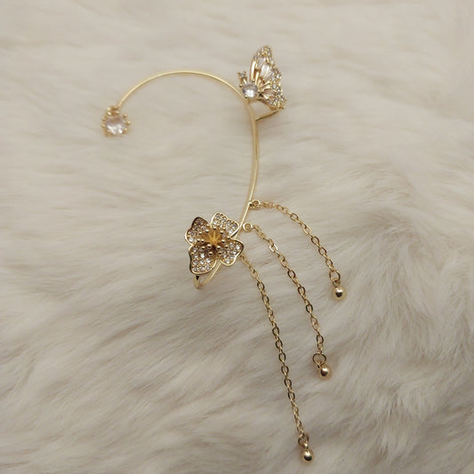 Floral Fantasy Ear Climber - Large
