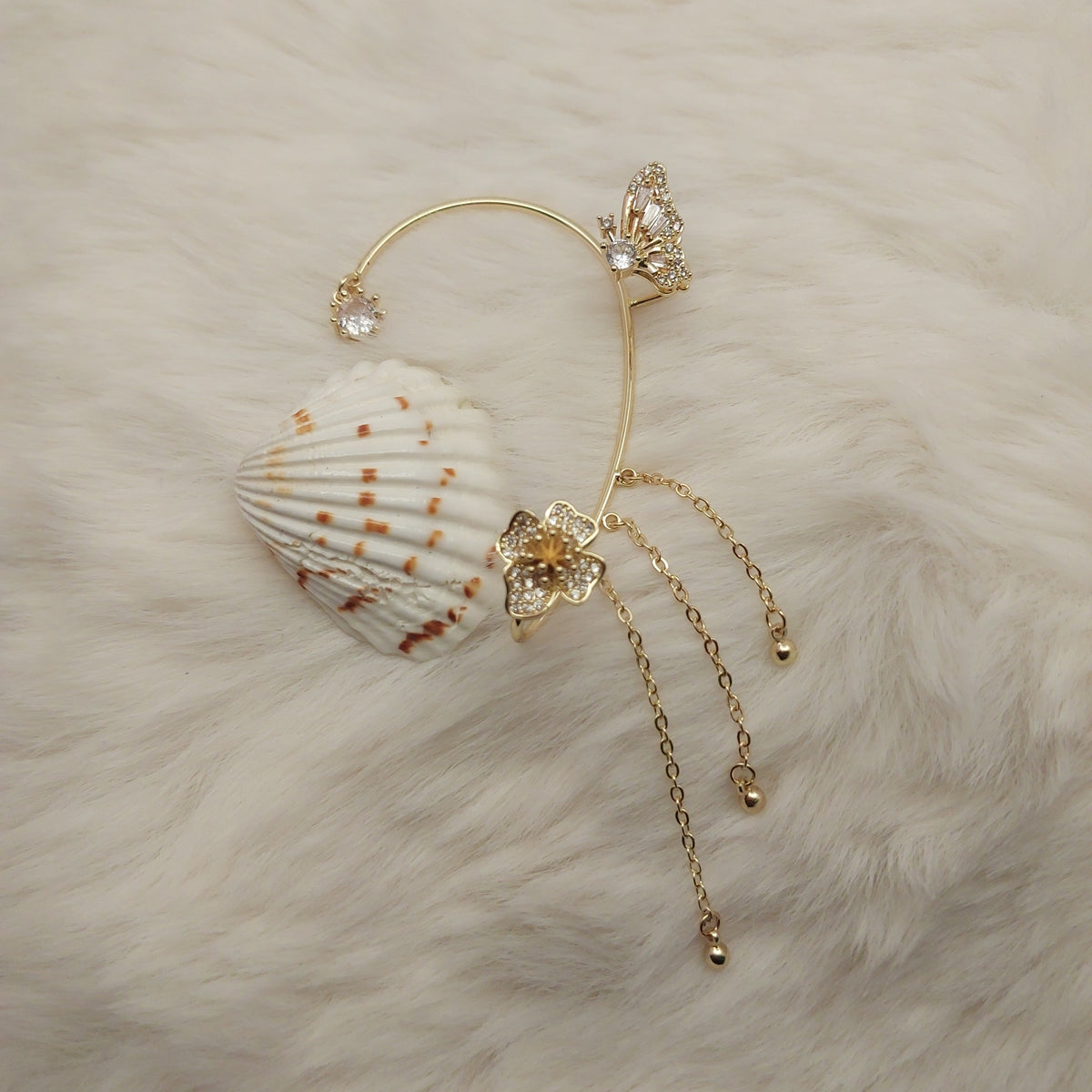 Floral Fantasy Ear Climber - Large