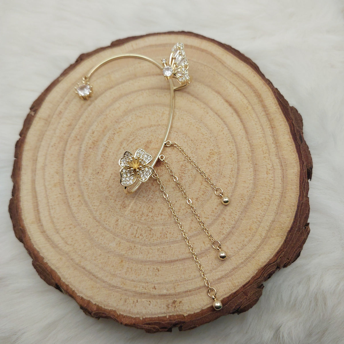 Floral Fantasy Ear Climber - Large