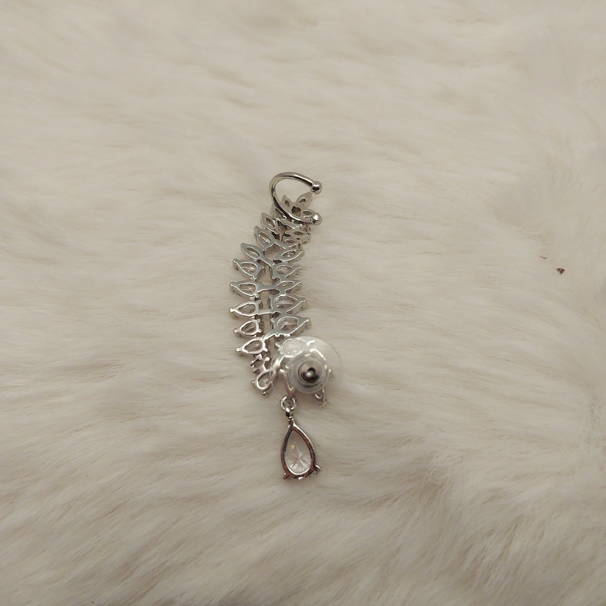 Crystal Cascade Ear Climber - Large