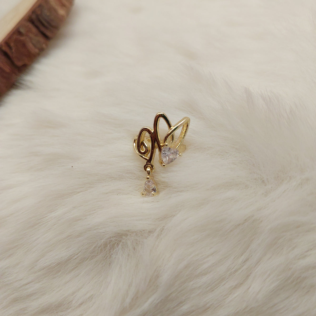 Cupid Drop Ear Cuff - Small