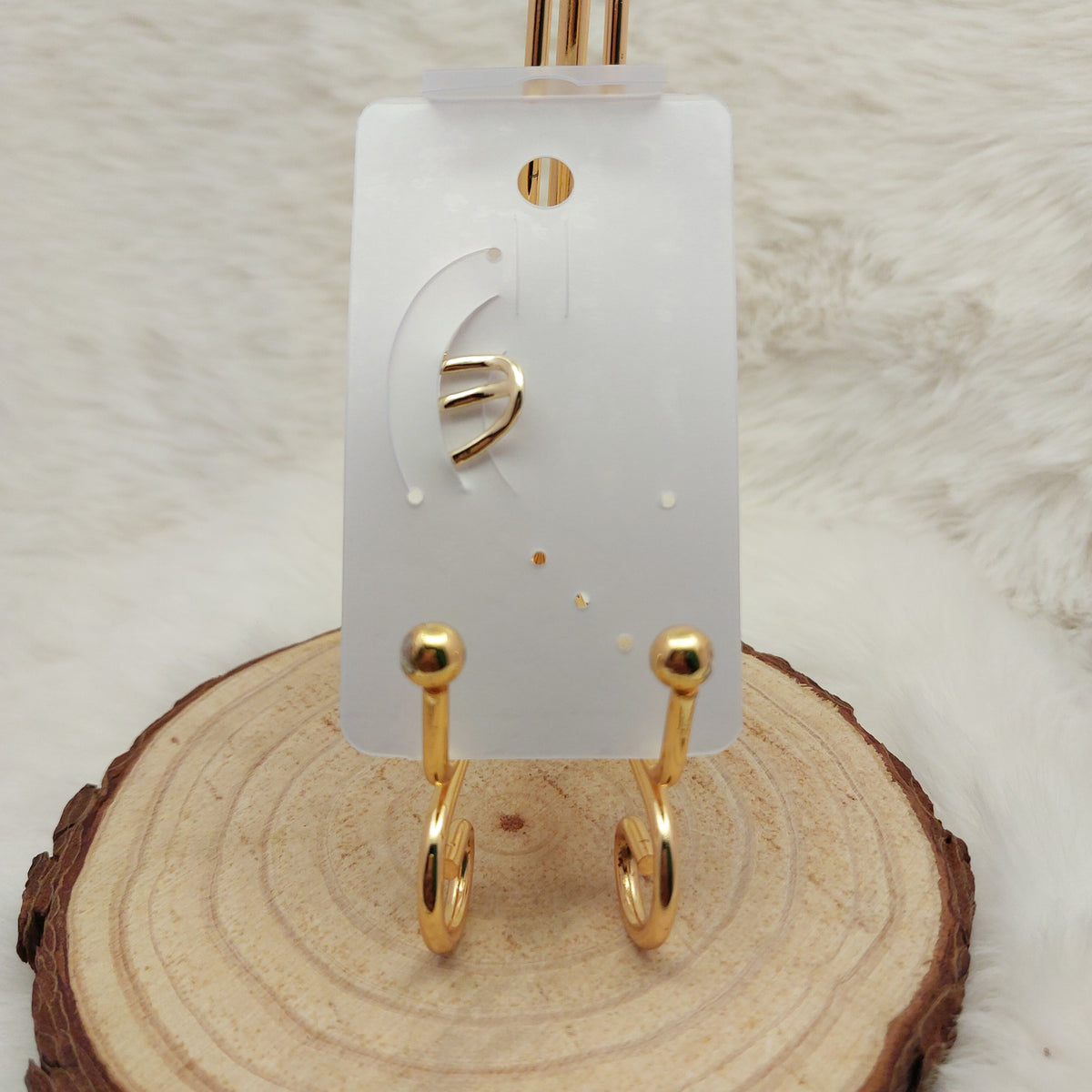 Golden Serpent Ear Cuff - Small