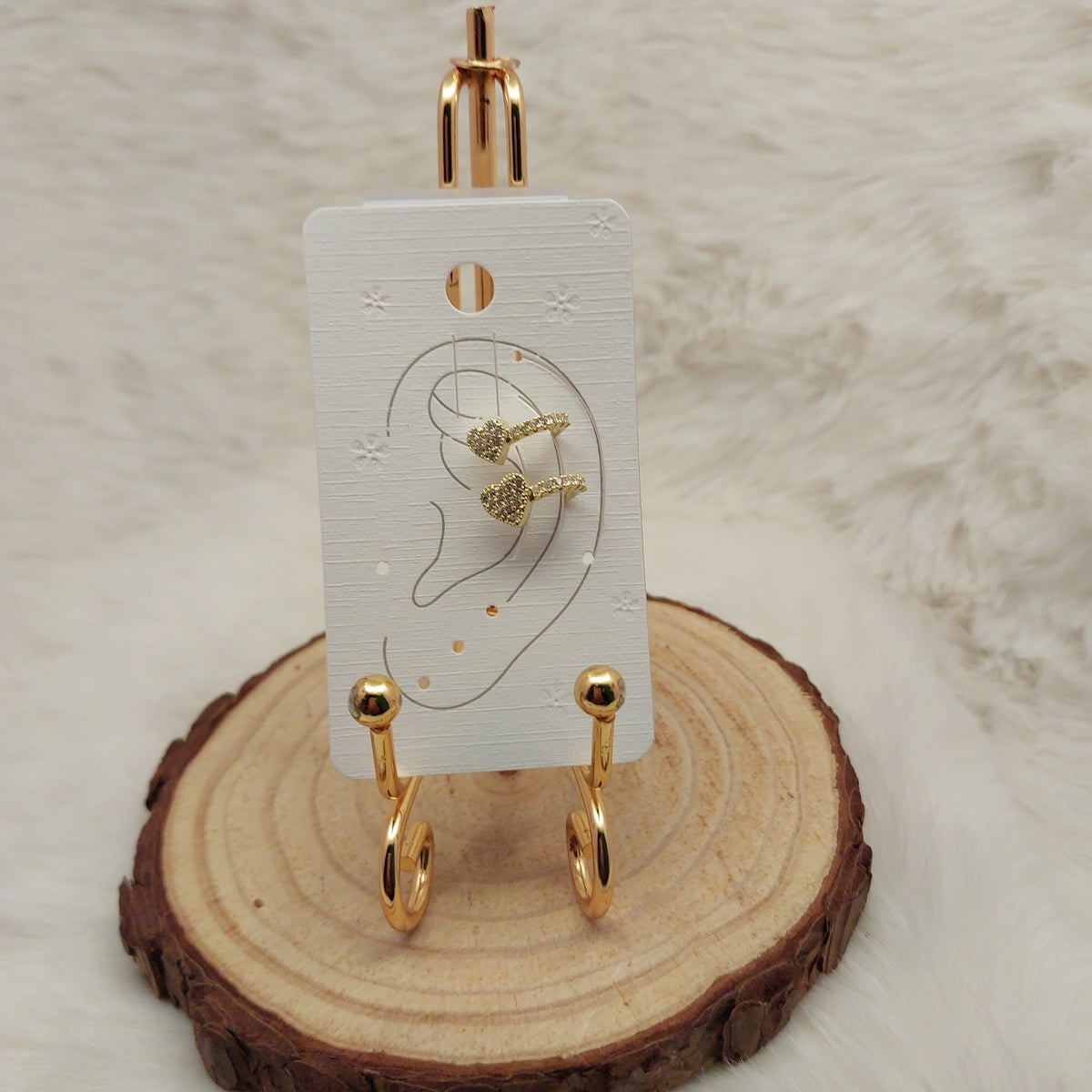 Twin Embrace Ear Cuff - Small