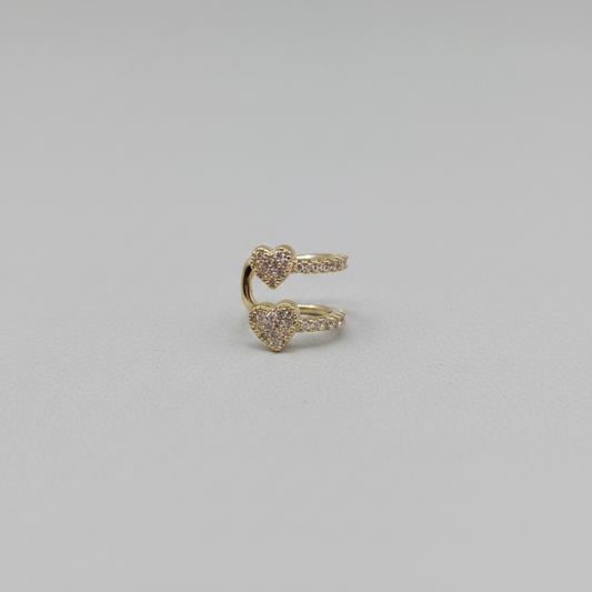 Twin Embrace Ear Cuff - Small