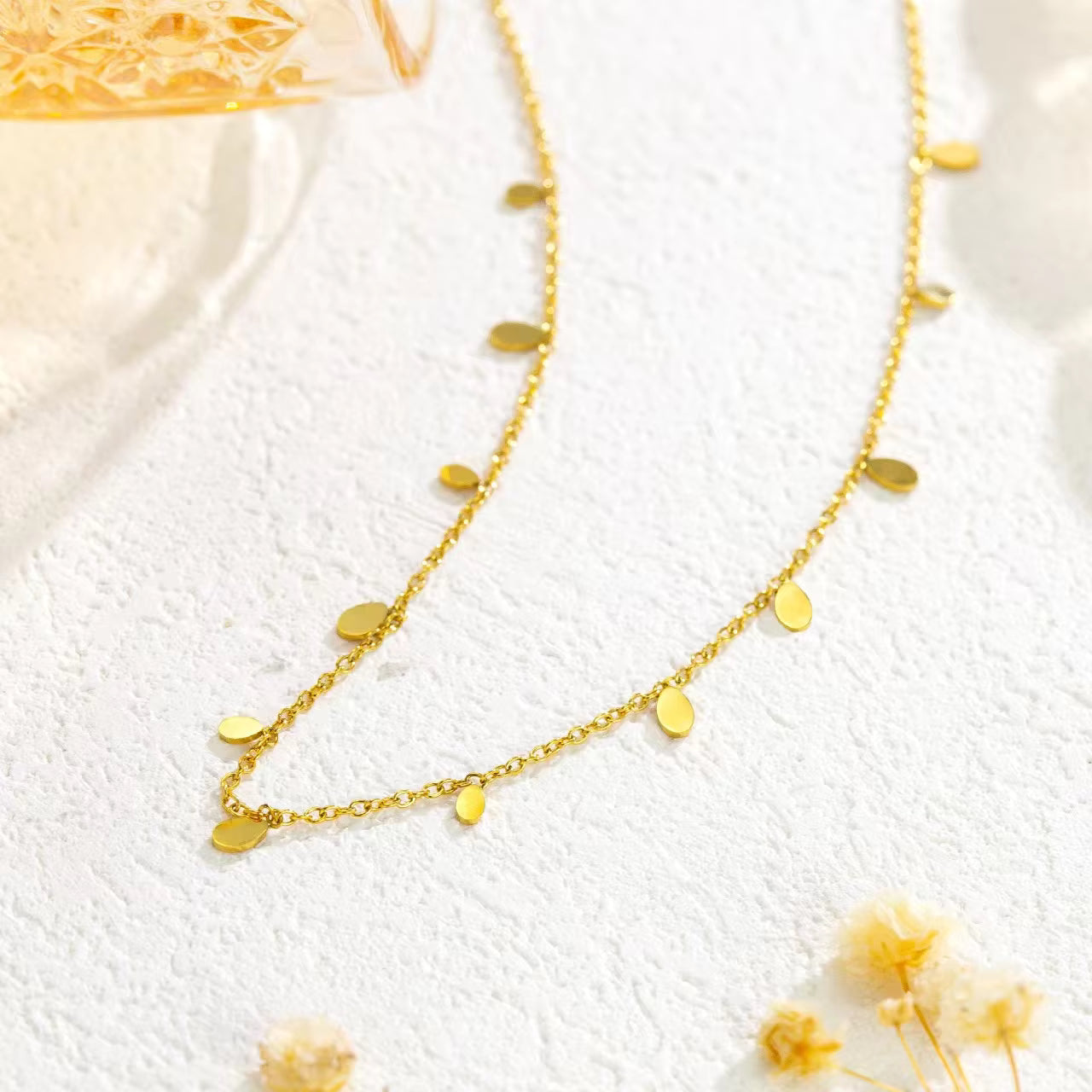 Ripples of Love Pendant Chain Chain