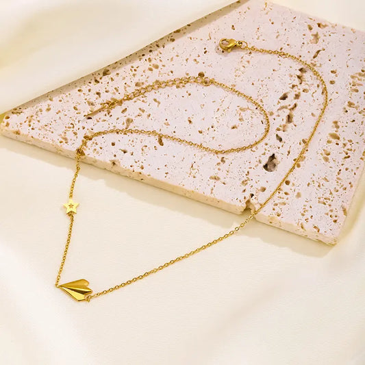 Cosmic Rocket Pendant Chain